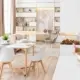 Modern Interior Design Kitchen and Living Room Open Space Concept