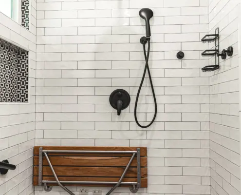 Bathroom Remodels — Satin & Slate interior design photograph