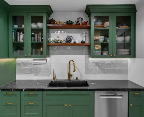 Bathroom Remodels — Satin & Slate interior design photograph