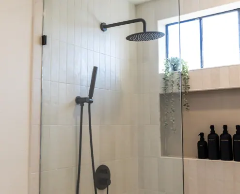 Bathroom Remodels — Satin & Slate interior design photograph