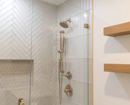 Bathroom Remodels — Satin & Slate interior design photograph